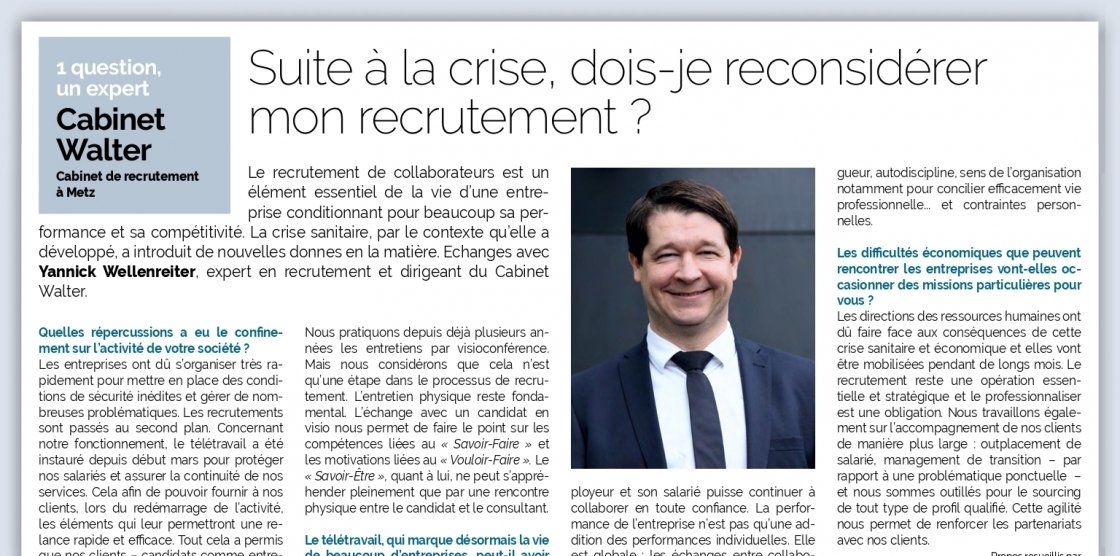 Une question, un Expert : l'interview de La Semaine